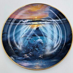 The Franklin Mint Dance Of The Dolphin Limited Edition Plate